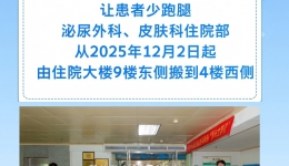 【早安开平】搬迁通告-泌尿外科、皮肤科
