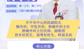 【早安开平】专家介绍-方子文肿瘤外科主任医师