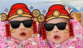 【新春喜报】看！咱家的“初一双胞胎小王子”报到啦！有一种守护叫“跨年我在岗”，有一种喜悦叫“好事成双”